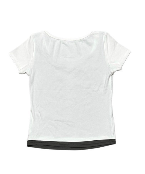 XU】tie set cross wing tee（Tシャツ/カットソー）｜XU