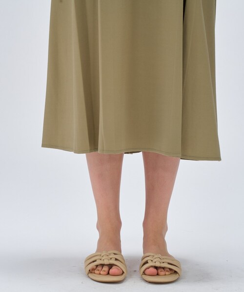 cloenc（クロエンス）の「【手洗い可】バックツイストワンピース（ワンピース・レディース・カーキ/ブラック・02）」の9枚目の写真