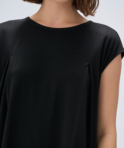 cloenc（クロエンス）の「【手洗い可】バックツイストワンピース（ワンピース・レディース・カーキ/ブラック・02）」の13枚目の写真