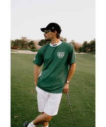 ゴルフ メンズ DEVEREUX トップス 半袖 カットソー シャツ（ブラック） DEVEREUX GOLF｜デヴァローゴルフ（メンズ）のTシャツ