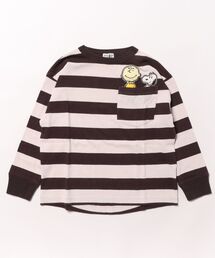 DENIM DUNGAREE（デニムダンガリー）の「Wide Striped SNOOPY Tee（Tシャツ/カットソー）」