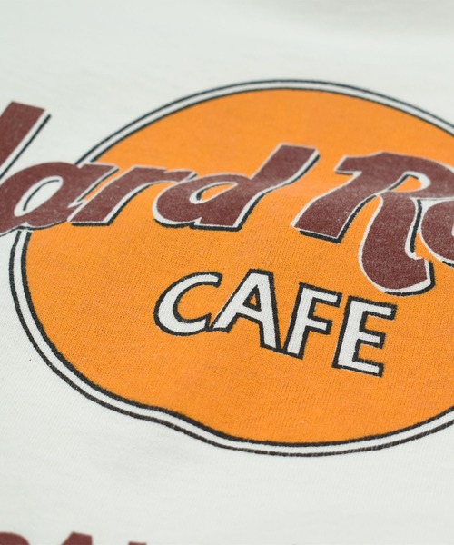 LABORATORY R(ラボラトリーアール)の「【USED】90’s SCREEN STARS “HARD ROCK CAFE” 企業ロゴ Tシャツ USA製(Tシャツ/カットソー・メンズ・ホワイト・LARGE)」の3枚目の写真