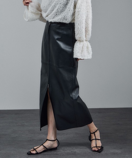 ラムレザータイトスカート（スカート）｜SALON adam et rope'（サロン