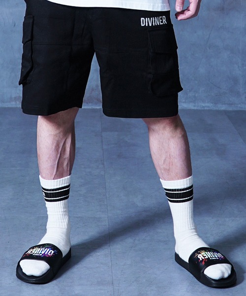 DIVINER(ディヴァイナー)の「Splash Shower Sandal サンダル メンズ シャワーサンダル(スニーカー・メンズ・ブラック・MEDIUM/LARGE)」の3枚目の写真