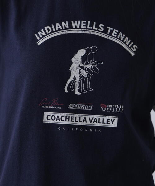 FREE'S MART（フリーズマート）の「レトロスポーツプリントＴシャツ（Tシャツ/カットソー・レディース・ホワイト/ブラウン/ネイビー・FREE）」の5枚目の写真