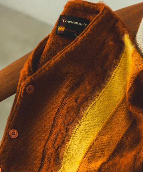 TOWNCRAFT（タウンクラフト）の「【別注】TOWN CRAFT / シャギー カーディガン（ユニセックス）（カーディガン/ボレロ・メンズ・その他1/その他2/その他3/その他・S/M/L/XL）」の2枚目の写真