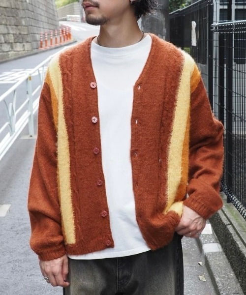 towncraft シャギー　カーディガン TOWNCRAFT】SHAGGY COLOR CARDIGAN - OIKOS 毎日を楽しく豊かにする