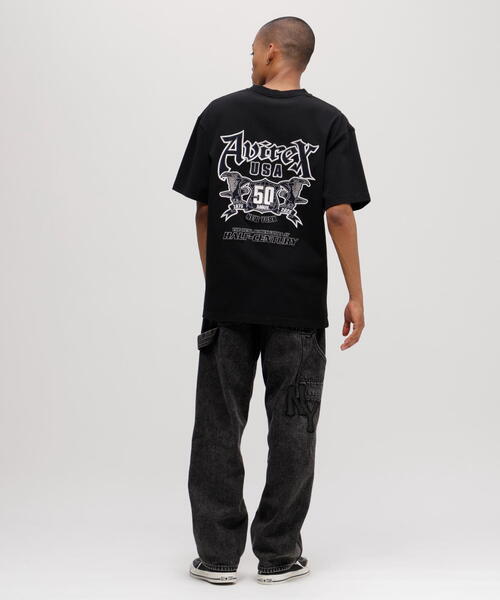 AVIREX(アヴィレックス)の「《50th Anniversary》GRAPHIC S/S T-SHIRT / 50周年 グラフィック 半袖Tシャツ / AVIREX / アヴィレックス(Tシャツ/カットソー・メンズ・ホワイト/ブラック・L/M/XL/2XL)」の4枚目の写真