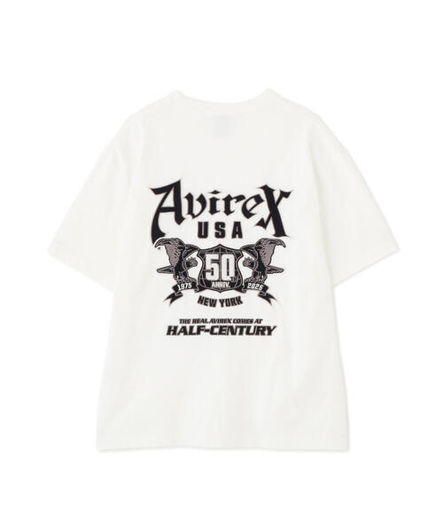 AVIREX(アヴィレックス)の「《50th Anniversary》GRAPHIC S/S T-SHIRT / 50周年 グラフィック 半袖Tシャツ / AVIREX / アヴィレックス(Tシャツ/カットソー・メンズ・ホワイト/ブラック・L/M/XL/2XL)」の12枚目の写真
