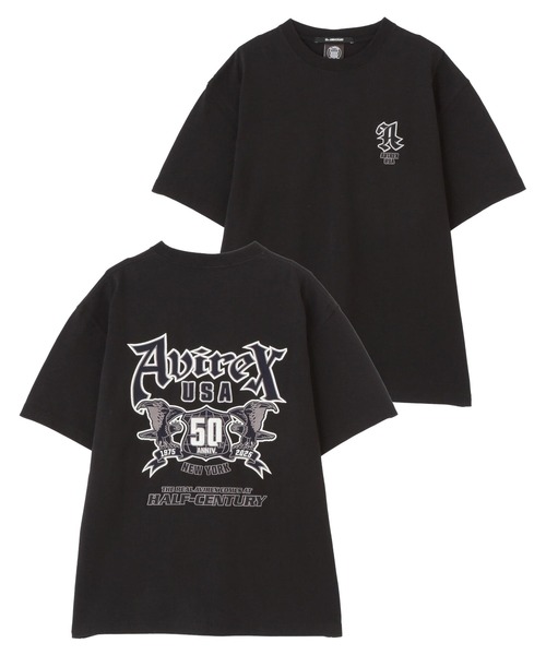 AVIREX ×グランパス30周年コラボ Tシャツ ブラック×ホワイト AVIREX ×グランパス30周年コラボ Tシャツ ブラック×ホワイト