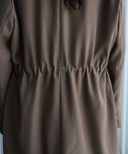 YENNA（イェンナ）の「ドロストテーラードジャケット（テーラードジャケット・レディース・ベージュ/ブラック・FREE）」の9枚目の写真