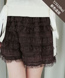 MAJESTIC LEGON | レースティアードショートパンツ(その他パンツ)
