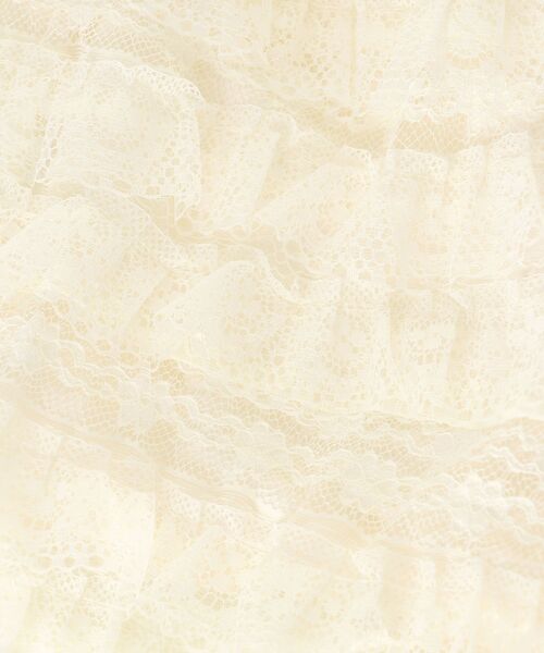 MAJESTIC LEGON（マジェスティックレゴン）の「レースティアードショートパンツ（その他パンツ・レディース・アイボリー/ブラック/ブラウン・MEDIUM）」の5枚目の写真