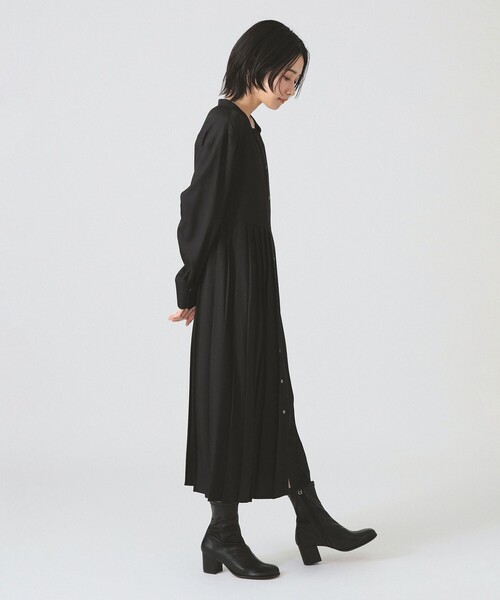 Rei セール】プリーツ キリカエ キーネック ワンピース（ワンピース）｜Ray