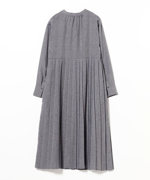 セール】プリーツ キリカエ キーネック ワンピース（ワンピース）｜Ray