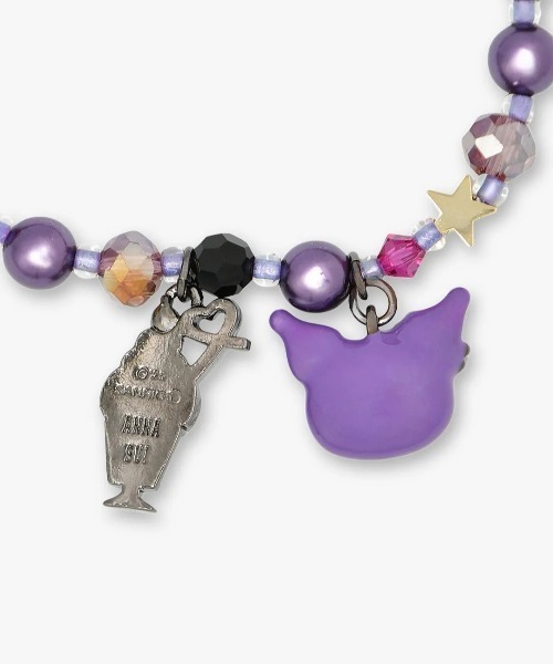 ANNA SUI(アナスイ)の「ANNA SUI×KUROMI ブレスレット(ブレスレット・レディース・パープル・FREE)」の2枚目の写真