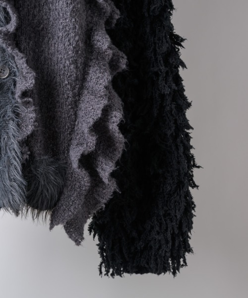 LA BELLE ETUDE（ラベルエチュード）の「【TEN by LA BELLE ETUDE】manyニッティングパターンカーディガン（カーディガン/ボレロ・レディース・ホワイト/ブラック/ブルー・FREE）」の14枚目の写真