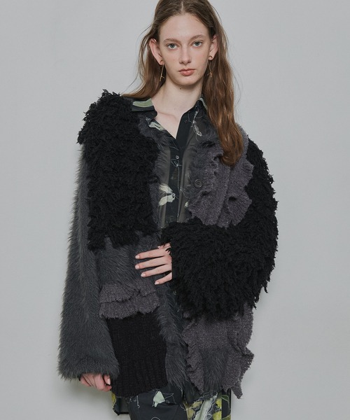 【新品・完売品】LA BELLE ETUDE ニッティングパターンボレロニット 新品・完売品】LA BELLE ETUDE ニッティングパターンボレロニット