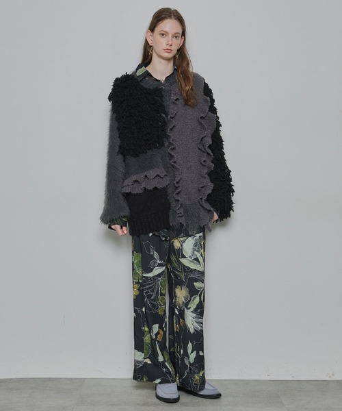 LA BELLE ETUDE（ラベルエチュード）の「【TEN by LA BELLE ETUDE】manyニッティングパターンカーディガン（カーディガン/ボレロ・レディース・ホワイト/ブラック/ブルー・FREE）」の20枚目の写真