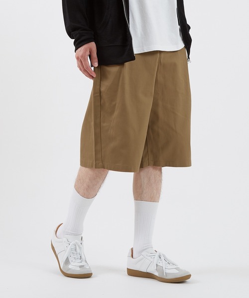 improves（インプローブス）の「ワイドシルエット バミューダパンツ（その他パンツ・メンズ・ホワイト/キナリ/ブラック/ベージュ/カーキ/サックスブルー/ネイビー/ライトグレー/グレー・MEDIUM/LARGE/X-LARGE）」の6枚目の写真