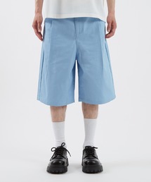 ワイドシルエット バミューダパンツ