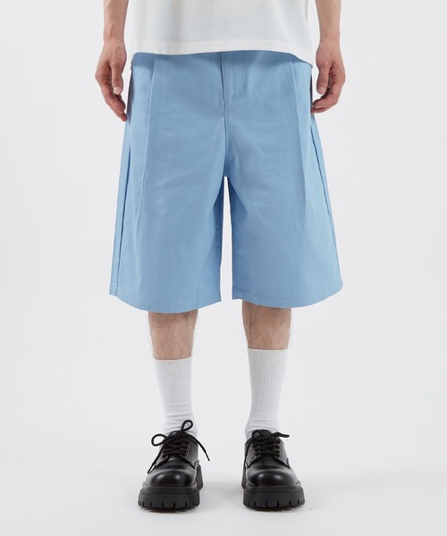 improves（インプローブス）の「ワイドシルエット バミューダパンツ（その他パンツ・メンズ・ホワイト/キナリ/ブラック/ベージュ/カーキ/サックスブルー/ネイビー/ライトグレー/グレー・MEDIUM/LARGE/X-LARGE）」の9枚目の写真