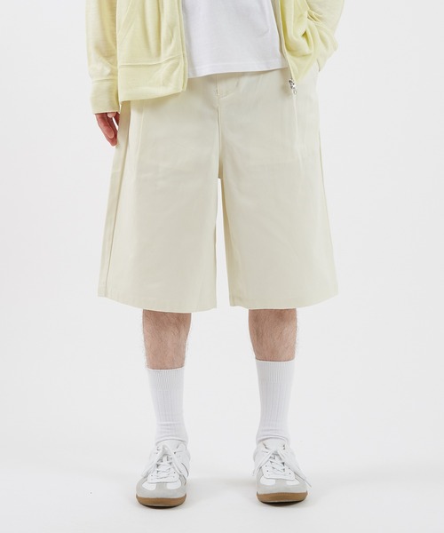 improves（インプローブス）の「ワイドシルエット バミューダパンツ（その他パンツ・メンズ・ホワイト/キナリ/ブラック/ベージュ/カーキ/サックスブルー/ネイビー/ライトグレー/グレー・MEDIUM/LARGE/X-LARGE）」の14枚目の写真