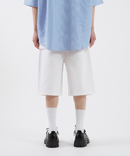 improves（インプローブス）の「ワイドシルエット バミューダパンツ（その他パンツ・メンズ・ホワイト/キナリ/ブラック/ベージュ/カーキ/サックスブルー/ネイビー/ライトグレー/グレー・MEDIUM/LARGE/X-LARGE）」の12枚目の写真