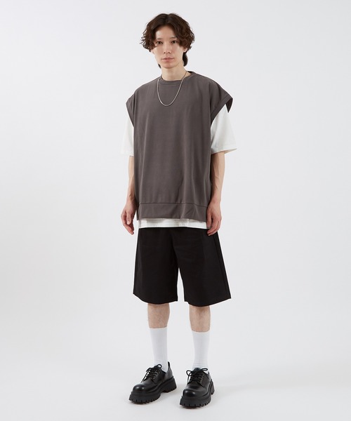 improves（インプローブス）の「ワイドシルエット バミューダパンツ（その他パンツ・メンズ・ホワイト/キナリ/ブラック/ベージュ/カーキ/サックスブルー/ネイビー/ライトグレー/グレー・MEDIUM/LARGE/X-LARGE）」の21枚目の写真