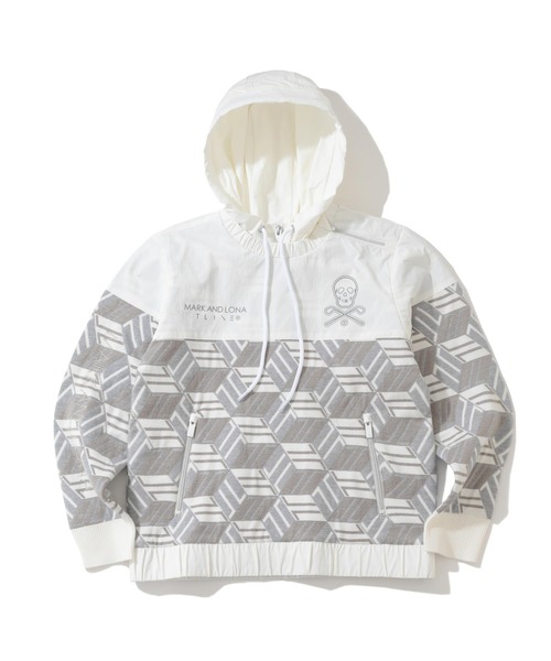 MARK & LONA（マークアンドロナ）の「GeoLine Hybrid Adupt Pullover | WOMEN（その他アウター・レディース・グリーン/ホワイト/ブラック・36）」の16枚目の写真