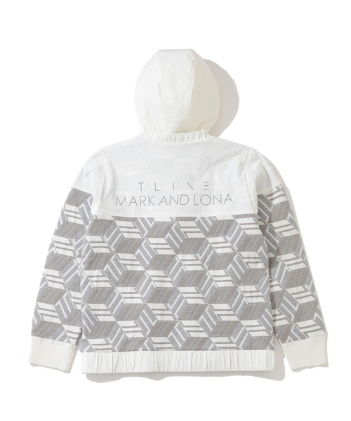 MARK & LONA（マークアンドロナ）の「GeoLine Hybrid Adupt Pullover | WOMEN（その他アウター・レディース・グリーン/ホワイト/ブラック・36）」の13枚目の写真