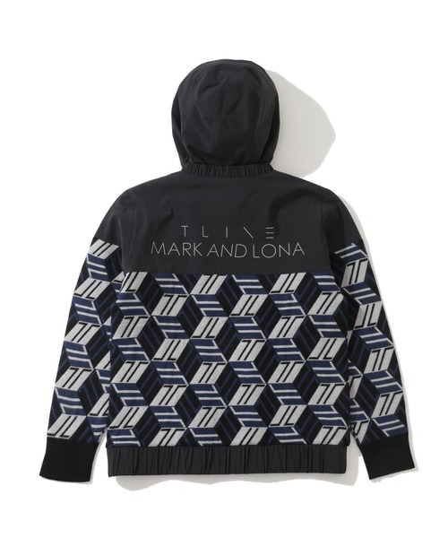 MARK & LONA（マークアンドロナ）の「GeoLine Hybrid Adupt Pullover | WOMEN（その他アウター・レディース・グリーン/ホワイト/ブラック・36）」の4枚目の写真