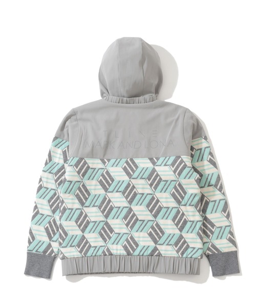 MARK & LONA（マークアンドロナ）の「GeoLine Hybrid Adupt Pullover | WOMEN（その他アウター・レディース・グリーン/ホワイト/ブラック・36）」の10枚目の写真
