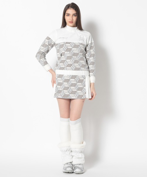 MARK & LONA（マークアンドロナ）の「GeoLine Hybrid Adupt Pullover | WOMEN（その他アウター・レディース・グリーン/ホワイト/ブラック・36）」の19枚目の写真
