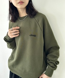 【日本未発売/WEB限定】JEEP(ジープ)/ワンポイント ロゴ刺繍 スウェット プルオーバー/Basic Logo Sweatshirt