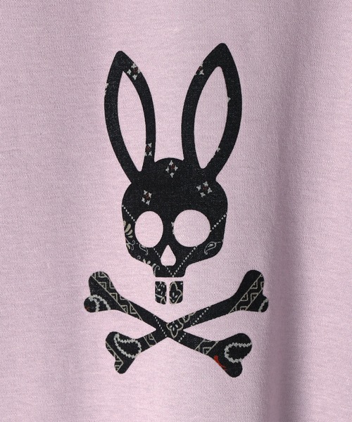 Psycho Bunny(サイコバニー)の「バンダナ柄ワンポイント Tシャツ(Tシャツ/カットソー・メンズ・ブラック/コーラル/ネイビー/ホワイト・X-LARGE/LARGE/MEDIUM/SMALL)」の10枚目の写真