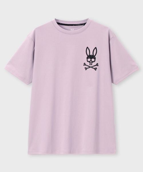 Psycho Bunny(サイコバニー)の「バンダナ柄ワンポイント Tシャツ(Tシャツ/カットソー・メンズ・ブラック/コーラル/ネイビー/ホワイト・X-LARGE/LARGE/MEDIUM/SMALL)」の11枚目の写真