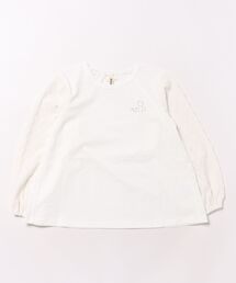 nino（ニノ）の「ロンTee　ラインストーンねこ（Tシャツ/カットソー・キッズ）」