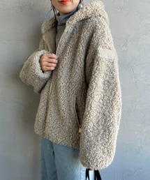 TATRAS（タトラス）の「[TATRAS/タトラス] IPAMA シープ調 フード付きボアブルゾン（ブルゾン）」