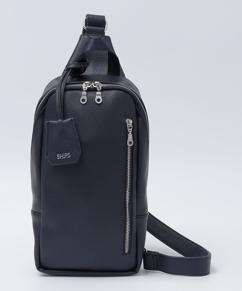 SHIPS（シップス）の「【WEB限定】SHIPS: 合成皮革 ワンショルダー バッグ（ショルダーバッグ・メンズ・キャメル/ネイビー/ブラック・ONE SIZE）」の12枚目の写真