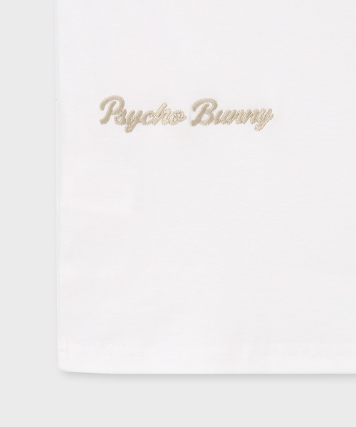 Psycho Bunny（サイコバニー）の「ワンポイント シルケットスムースＴシャツ（Tシャツ/カットソー・メンズ・コーラル/ブラック/ケリーグリーン/ホワイト・MEDIUM/SMALL/LARGE/X-LARGE）」の9枚目の写真