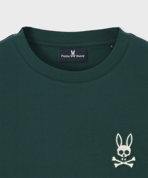 Psycho Bunny（サイコバニー）の「ワンポイント シルケットスムースＴシャツ（Tシャツ/カットソー・メンズ・コーラル/ブラック/ケリーグリーン/ホワイト・MEDIUM/SMALL/LARGE/X-LARGE）」の20枚目の写真