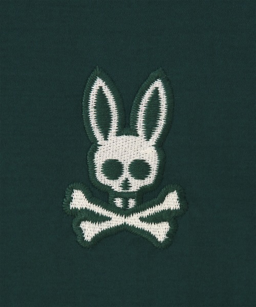Psycho Bunny（サイコバニー）の「ワンポイント シルケットスムースＴシャツ（Tシャツ/カットソー・メンズ・コーラル/ブラック/ケリーグリーン/ホワイト・MEDIUM/SMALL/LARGE/X-LARGE）」の21枚目の写真