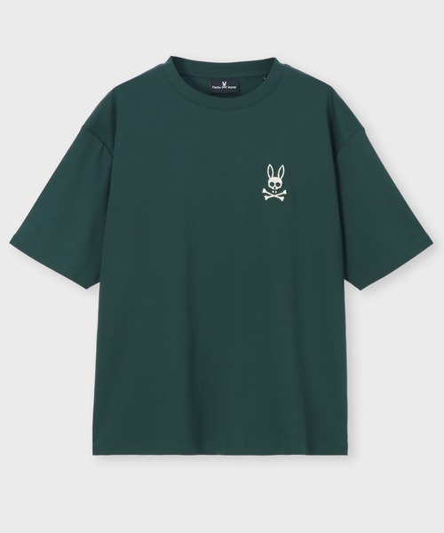 Psycho Bunny（サイコバニー）の「ワンポイント シルケットスムースＴシャツ（Tシャツ/カットソー・メンズ・コーラル/ブラック/ケリーグリーン/ホワイト・MEDIUM/SMALL/LARGE/X-LARGE）」の18枚目の写真