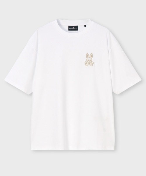 Psycho Bunny（サイコバニー）の「ワンポイント シルケットスムースＴシャツ（Tシャツ/カットソー・メンズ・コーラル/ブラック/ケリーグリーン/ホワイト・MEDIUM/SMALL/LARGE/X-LARGE）」の8枚目の写真