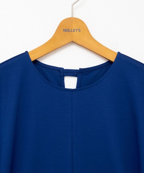 NOLLEY’S(ノーリーズ)の「ウォッシャブルシルケットスムース5分袖ワンピース(ワンピース・レディース・ネイビー/チャコールグレー/ロイヤルブルー・38)」の21枚目の写真
