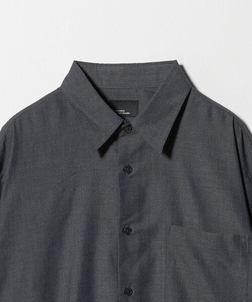 green label relaxing(グリーンレーベルリラクシング)の「【WEB限定】ピーチツイル ジャストルーズ シャツ -防シワ-(シャツ/ブラウス・メンズ・ベージュ/グレー系・L/S/XL/M)」の19枚目の写真