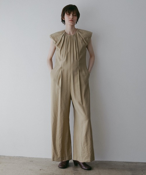 MANOF(マノフ)ブラウン カシュクール オールインワン MANOF(マノフ)ブラウン カシュクール オールインワン MANOF（マノフ