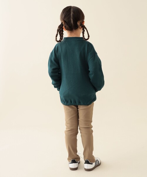 BEAMS mini（ビームスミニ）の「ジップアップ スウェット 2025FW（90～140cm）（カーディガン/ボレロ・キッズ・グリーン系その他4/ブラウン系その他5・140/130/120/110/100/90）」の12枚目の写真