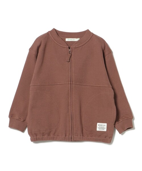 BEAMS mini（ビームスミニ）の「ジップアップ スウェット 2025FW（90～140cm）（カーディガン/ボレロ・キッズ・グリーン系その他4/ブラウン系その他5・140/130/120/110/100/90）」の13枚目の写真